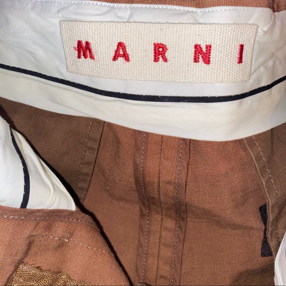 Women’s MARNI bermuda shorts Sz 40 #F2 - Picture 3 of 5